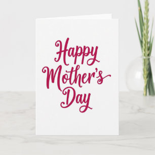 Sweetest Mothers Day Script Card