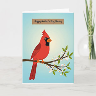 Sweetest Mum Bird Spring Card