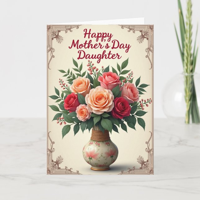 Sweetest Mum Bouquet Card (Front)