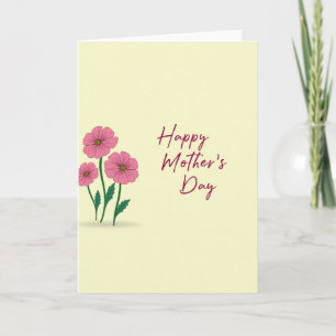 Sweetest Mum Floral Art Card