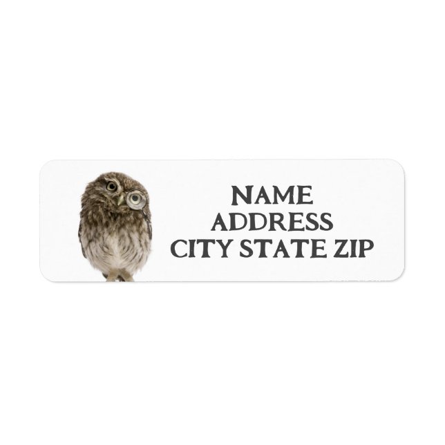 **SWEETEST OWL**  ADDRESS LABEL (Front)