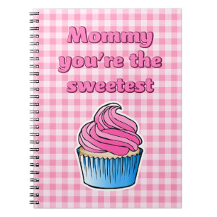 Sweetest Pink Cupcake Notebook