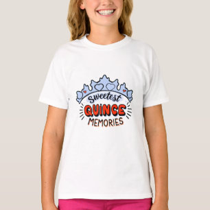 Sweetest Quince Memories Enchanting Quinceañera T-Shirt