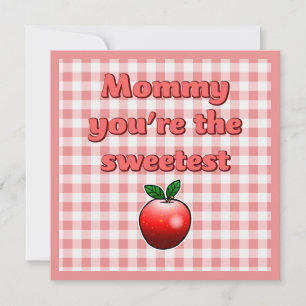 Sweetest Red Apple Card
