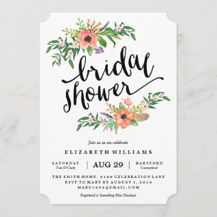 Sweetest Shower Bridal Shower Invitation