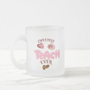 Sweetest Teach Ever Cute Doughnuts Coffee Mug