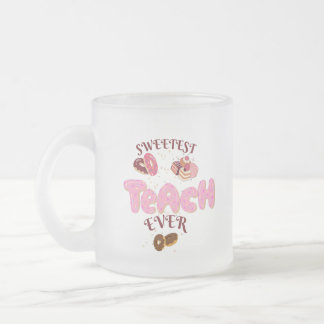 Sweetest Teach Ever Cute Doughnuts Coffee Mug