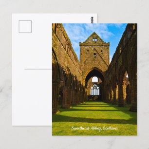 Sweetheart Abbey, Scotland Postcard