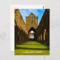 Sweetheart Abbey, Scotland Postcard