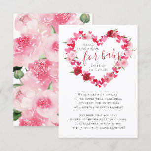 Sweetheart  Baby Shower Book for Baby Card