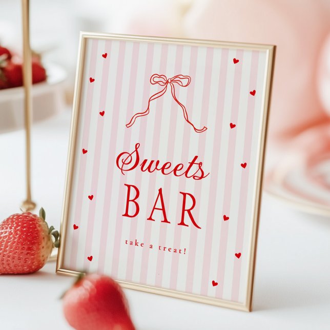 Sweetheart Baby Shower Sweets Sign (Creator Uploaded)