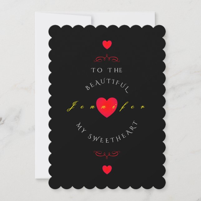 Sweetheart Birthday Card (Front)