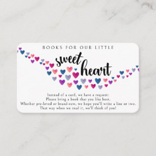 Sweetheart Books For Baby Enclosure Card