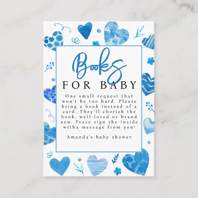 Sweetheart | Books For Baby Enclosure Card (Front)