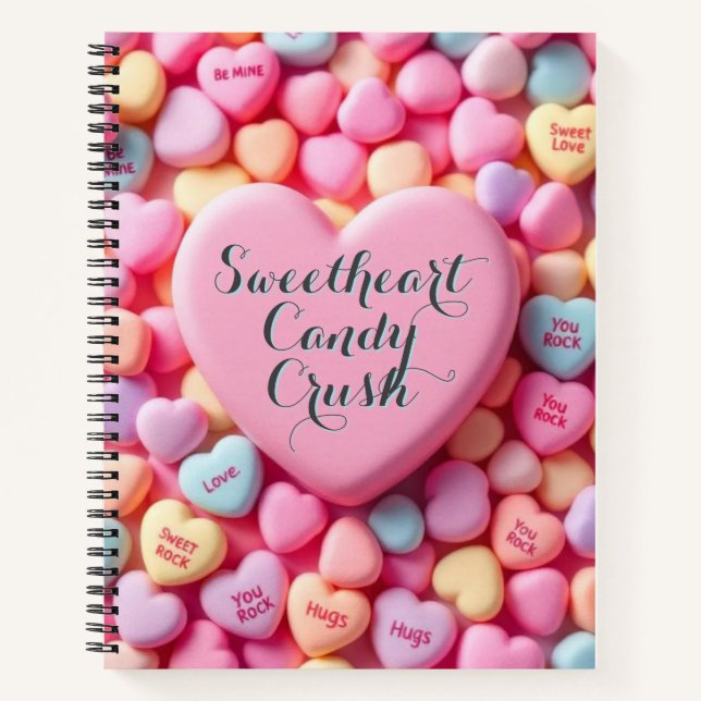 Sweetheart Candy Crush Notebook (Front)