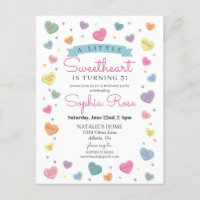 Sweetheart Candy February Birthday Party for Girl
