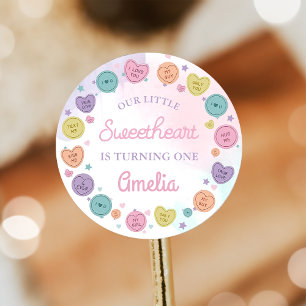 Sweetheart Candy Valentine Birthday Sticker