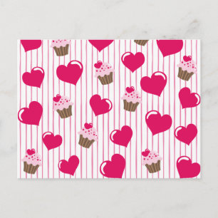 Sweetheart Cupcakes Postcard