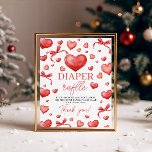 Sweetheart Diaper Raffle Sign