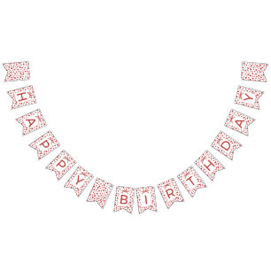 Sweetheart Heart Happy Birthday Banner Decoration