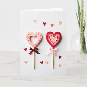 Sweetheart Lollipop Love Card