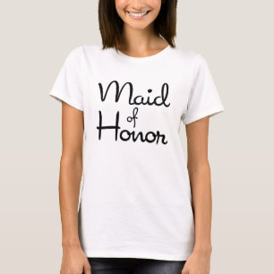 Sweetheart Maid of Honour Baby Doll T-Shirt