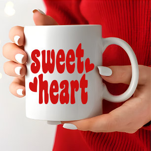 Sweetheart modern Red Valentine's Day Coffee Mug