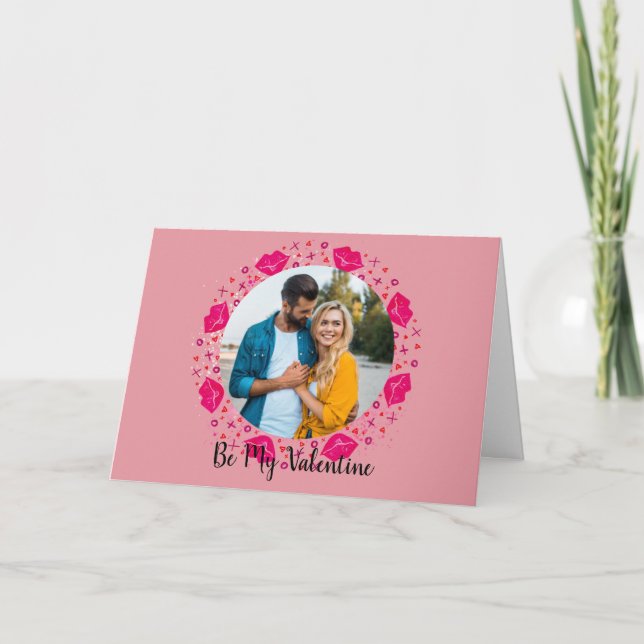 Sweetheart Photo Wreath Card (Front)