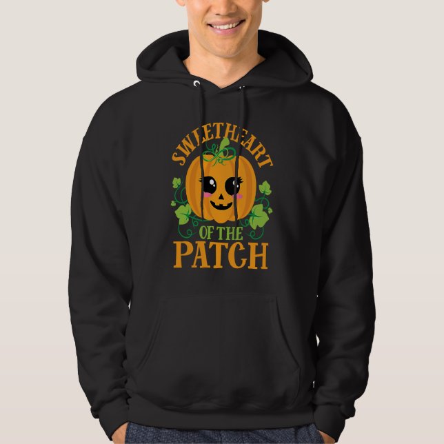 Sweetheart Pumpkin of the Patch Kids Girls Toddler Hoodie (Front)