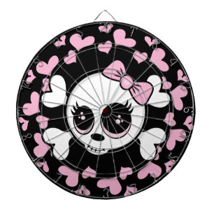 Sweetheart Skull Dartboard