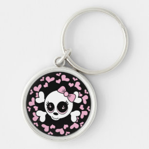 Sweetheart Skull Key Ring