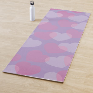 Sweetheart Sprinkle Lavender Heart Yoga Mat