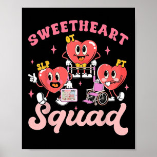 Sweetheart Squad Slp Ot Pt Candy Heart Happy Valen Poster