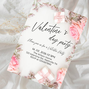 Sweetheart Valentine’s Day Celebration Party Invitation
