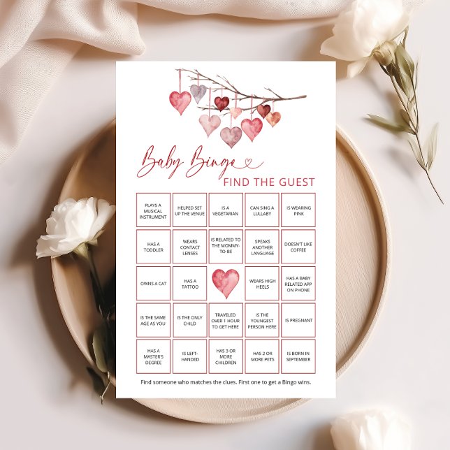 Sweetheart Valentines Baby Bingo Find The Guest (Creator Uploaded)
