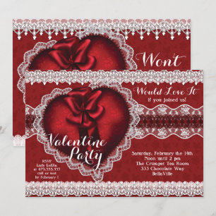 Sweetheart Valentine's Day Party Invitation