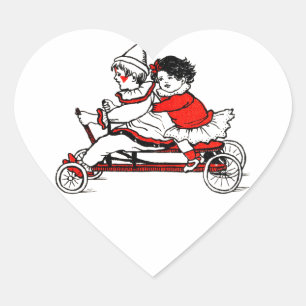 SWEETHEART Valentine's Day Sticker HEART SHAPED.