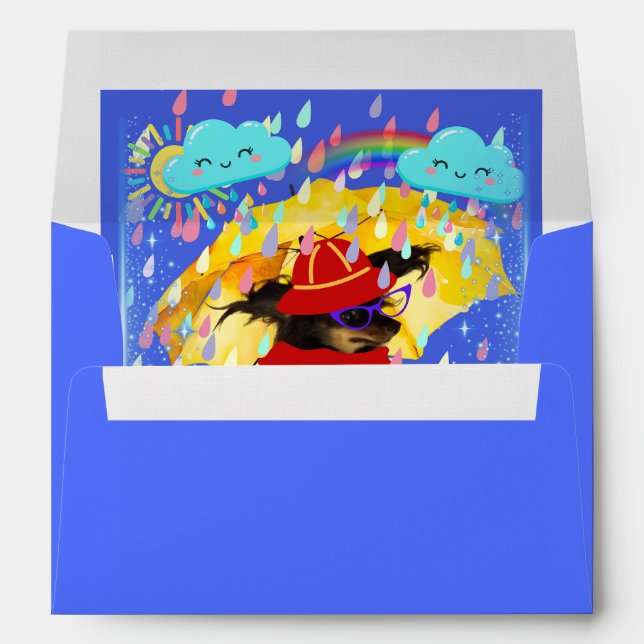 Sweetheart Walks In The Rain Mathcing Envelopes (Back (Bottom))