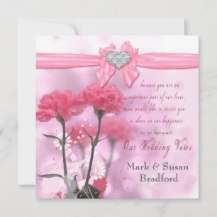 Sweetheart Wedding Renewal Invitations