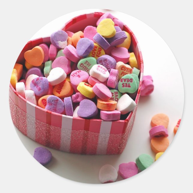 Sweethearts Candy Sticker (Front)