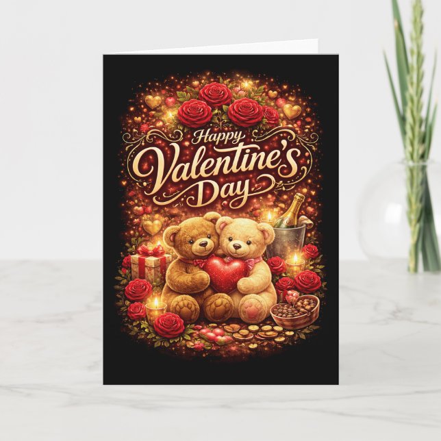 Sweethearts Forever Holiday Card (Front)