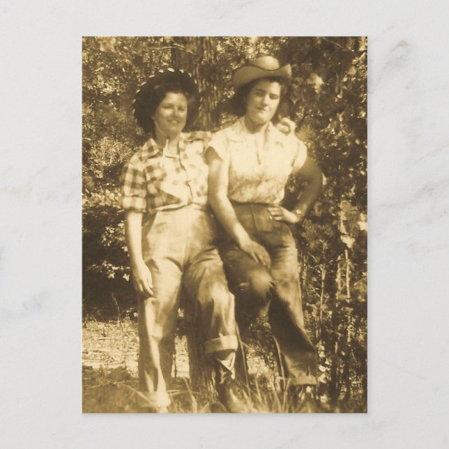 SWEETHEARTS OF THE RODEO INVITATION POSTCARD (Front)