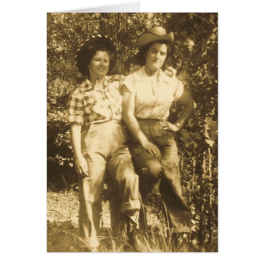 SWEETHEARTS OF THE RODEO NOTECARD