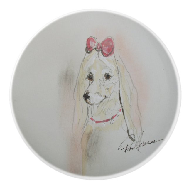 Sweetie by Ron Hevener Ceramic Knob (Front)