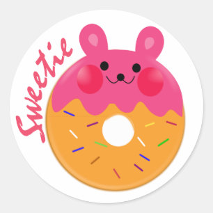 Sweetie Classic Round Sticker