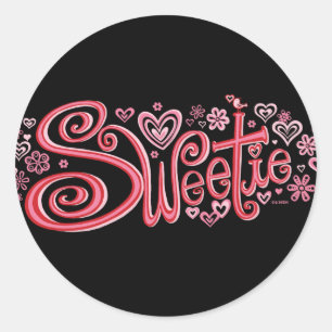 Sweetie Classic Round Sticker