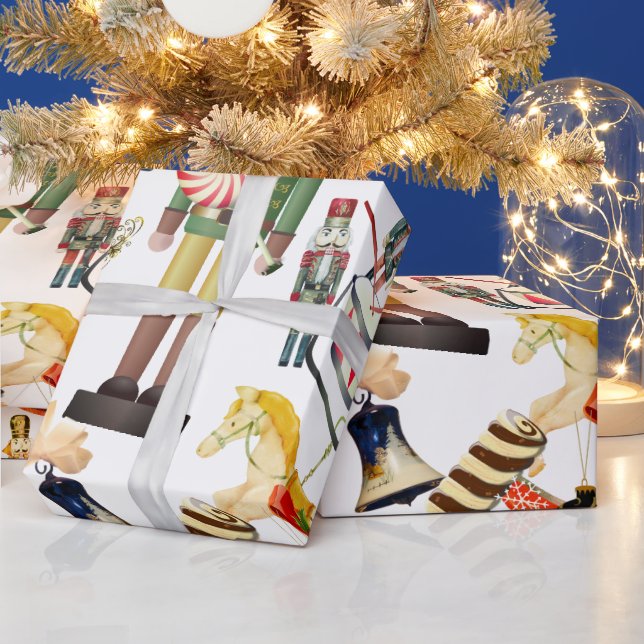 Sweetie Nutcracker Christmas Wrapping Paper (Holidays)