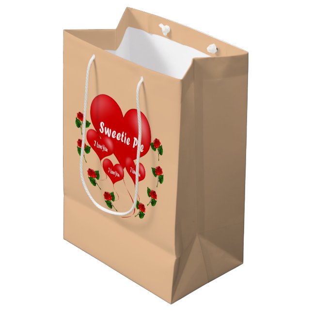 Sweetie pie gift bag (Front Angled)