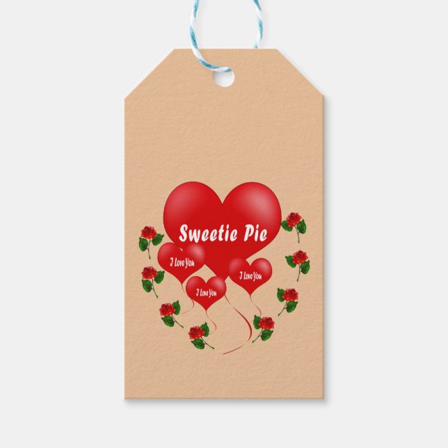 Sweetie pie gift tag (Front)