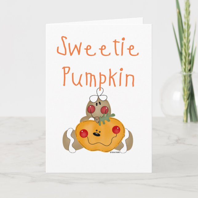 Sweetie Pumpkin Card (Front)